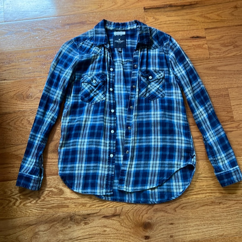 AE boyfriend fit flannel